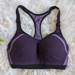NWOT Victoria's Secret sports bra 32D purple mesh